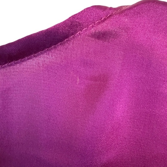 Fun and Flirt Women's Purple Boho Tunic Top with Crochet Trim Size Large - Picture 8 of 9